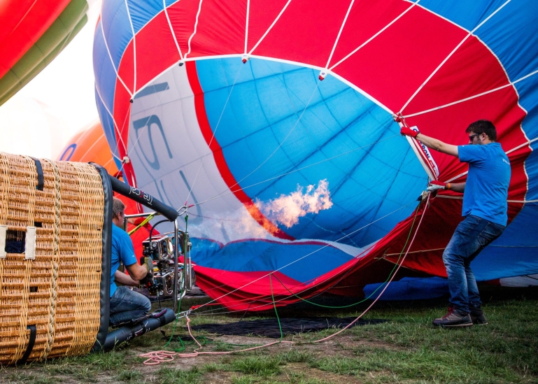 evenementen fotografie bij luchtballon evenement